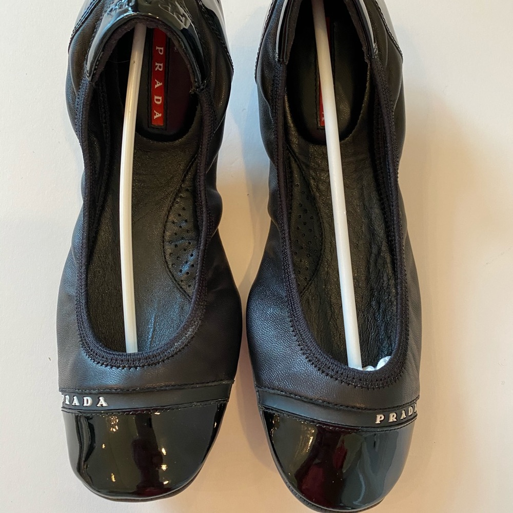 Prada Soft Leather Shoes - Size 8